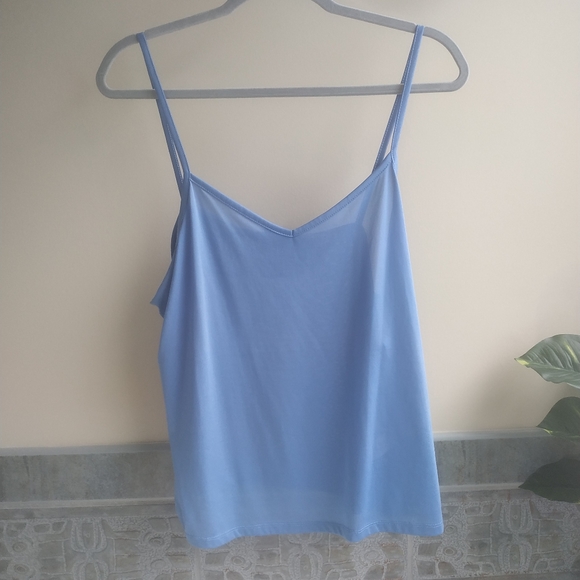 Flowy Blue 2-piece Blouse set - Picture 4 of 5